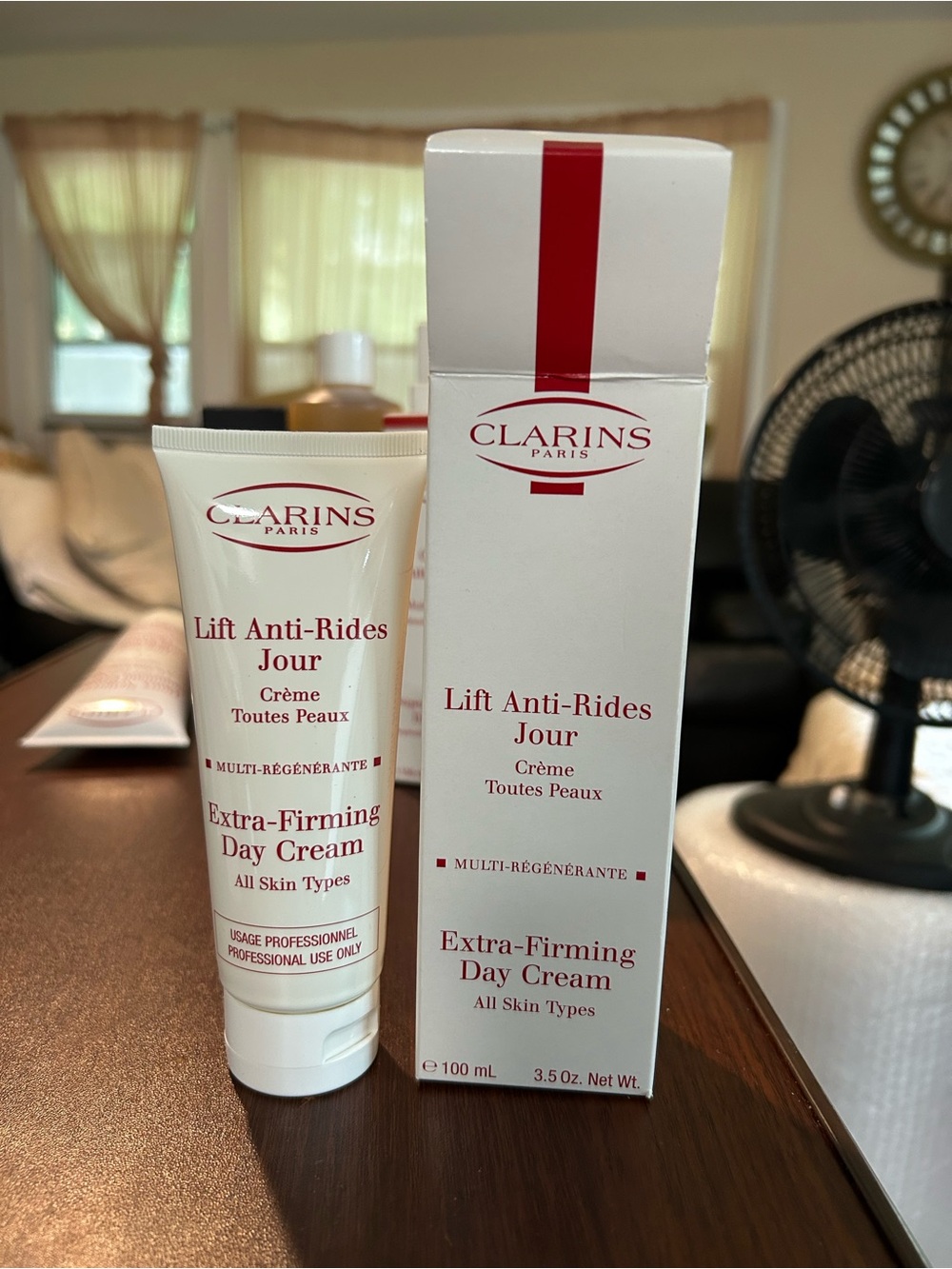 NWT Clarins Extra-Firming Day Cream in a giant tube with 3.5 oz